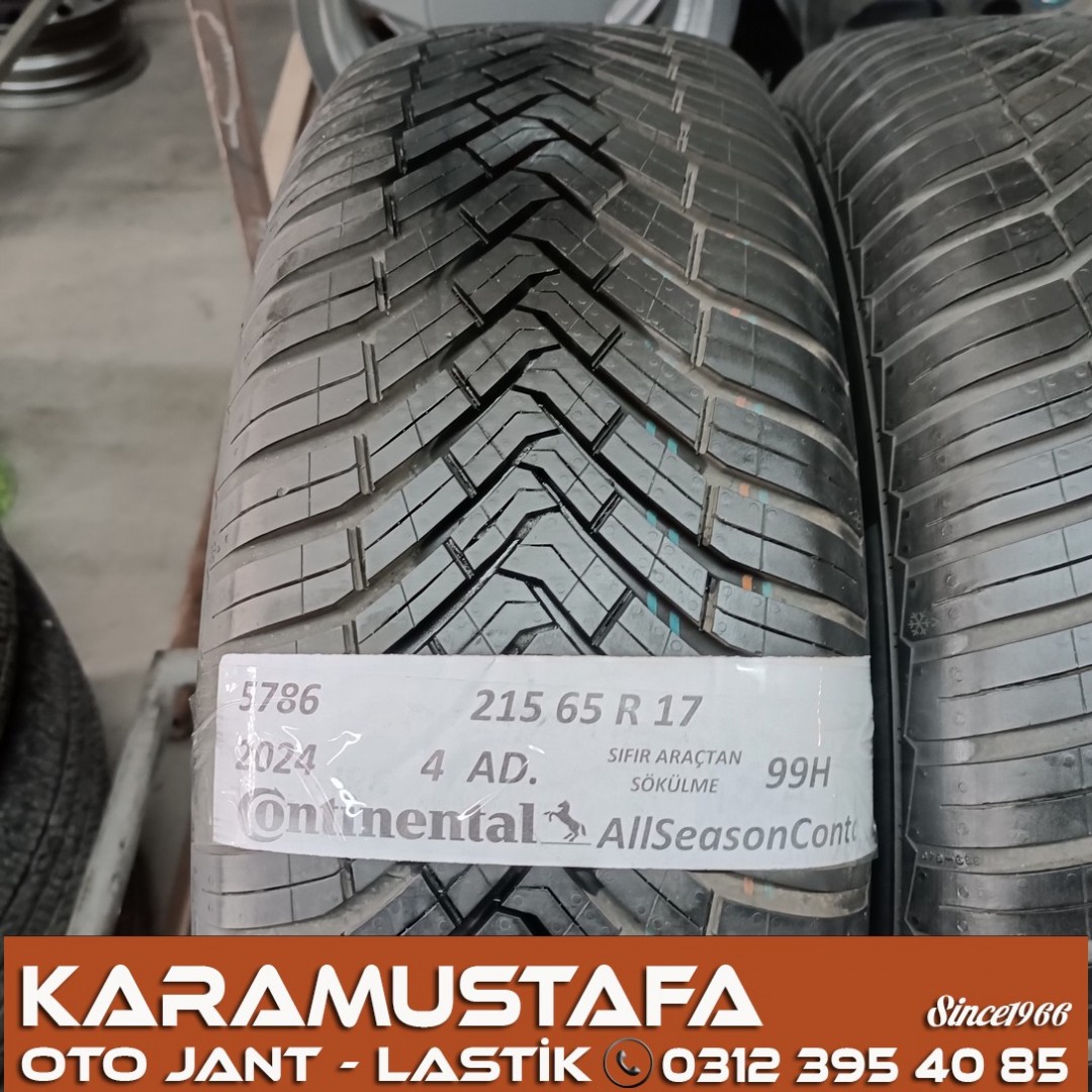 215 65 R 17 CONTINENTAL ALLSEASON CONTACT 99V FT-