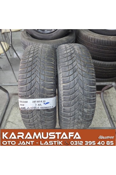 185 60 R 15 LASSA SNOWAYS4 * 2018 * 2 ADET * CKL5168
