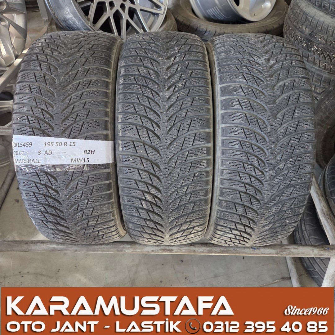 195 50 R 15 MARSHALL MW15 82H * 2017 * 3 ADET * CKL5459