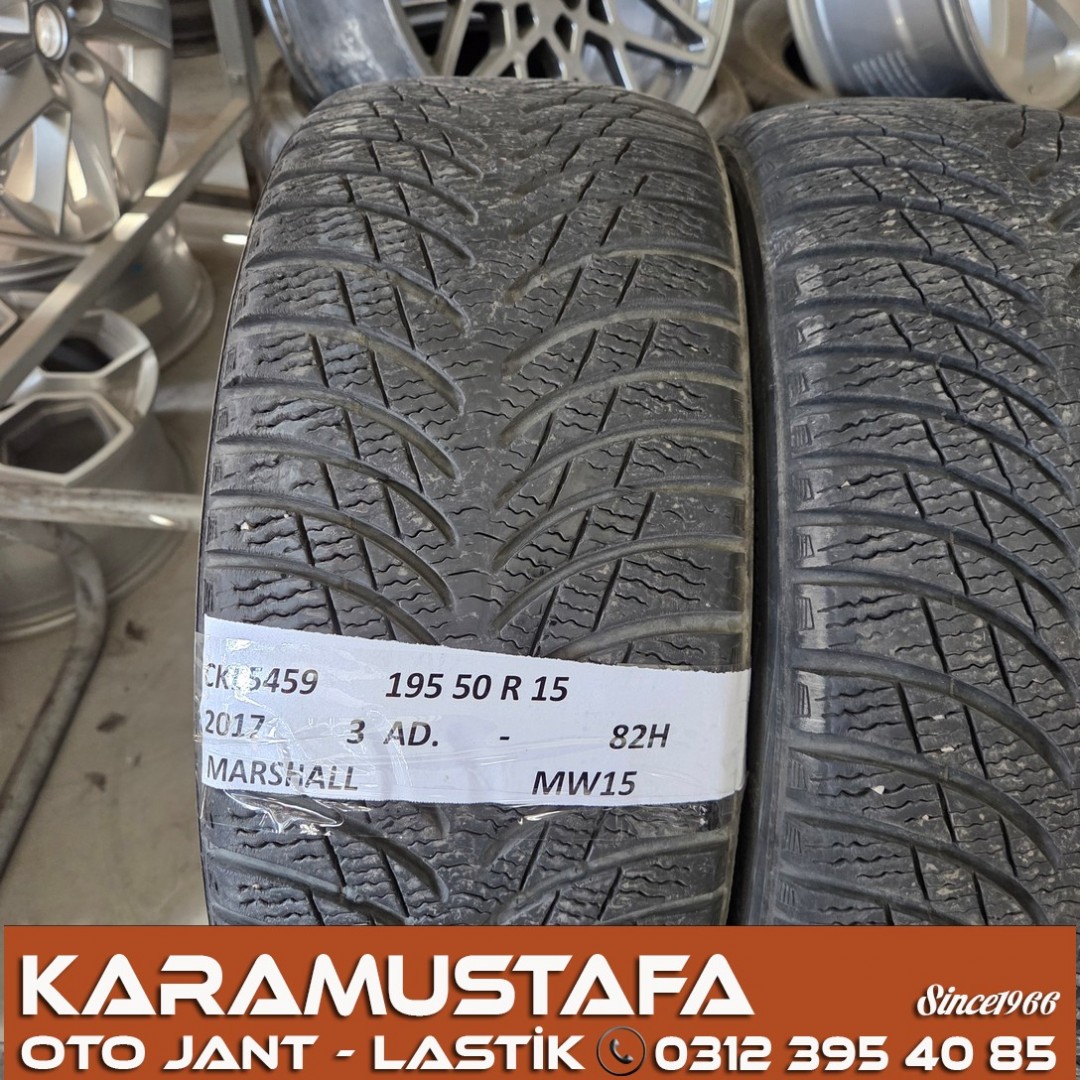 195 50 R 15 MARSHALL MW15 82H * 2017 * 3 ADET * CKL5459