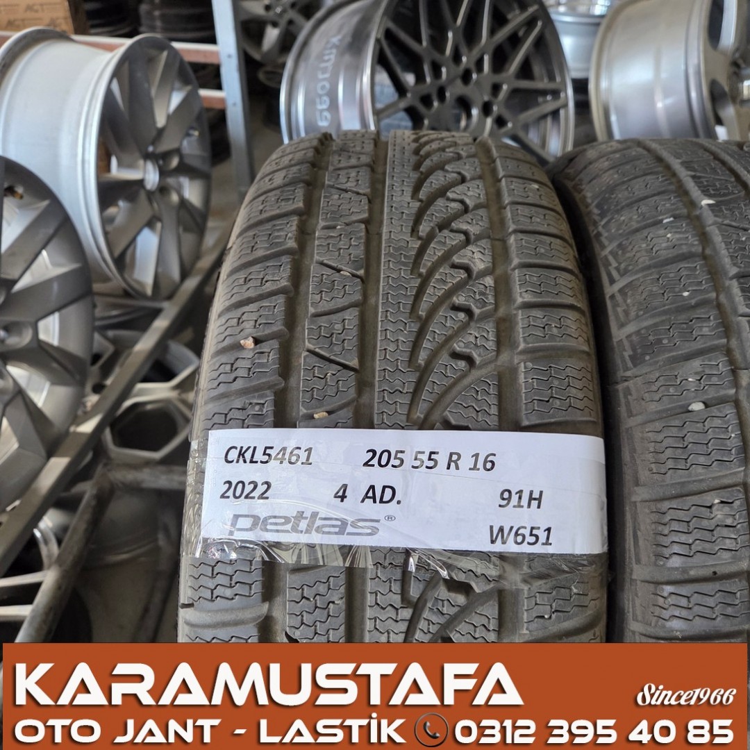205 55 R 16 PETLAS W651 91H * 35/22 * 4 ADET * CKL5461