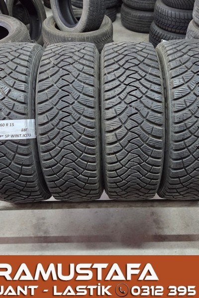 185 60 R 15 DUNLOP WINTERICE03 88T * 40/19 * 4 ADET * CKL5462