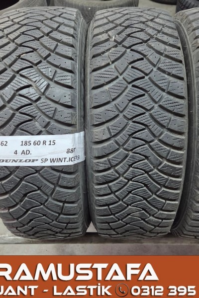185 60 R 15 DUNLOP WINTERICE03 88T * 40/19 * 4 ADET * CKL5462