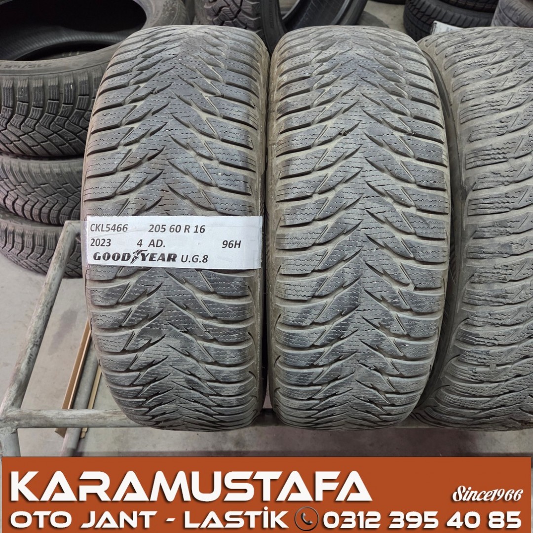 205 60 R 16 GOODYEAR UG8 96H * 33/23 * 4 ADET * CKL5466