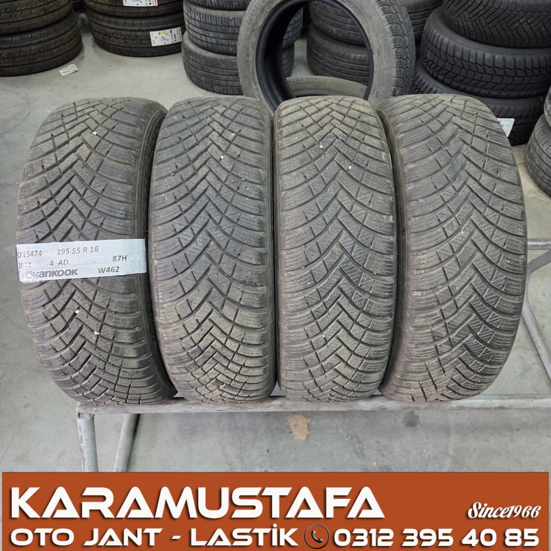 195 55 R 16 HANKOOK K462 87H * 43/22 * 4 ADET * CKL5474