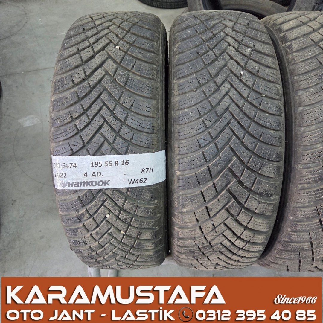 195 55 R 16 HANKOOK K462 87H * 43/22 * 4 ADET * CKL5474