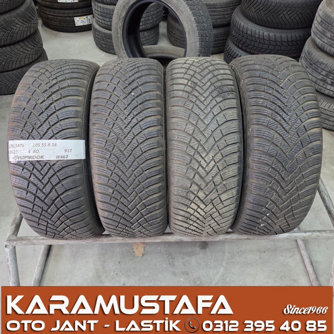 205 55 R 16 HANKOOK K462 91T * 26/22 * 4 ADET * CKL5475