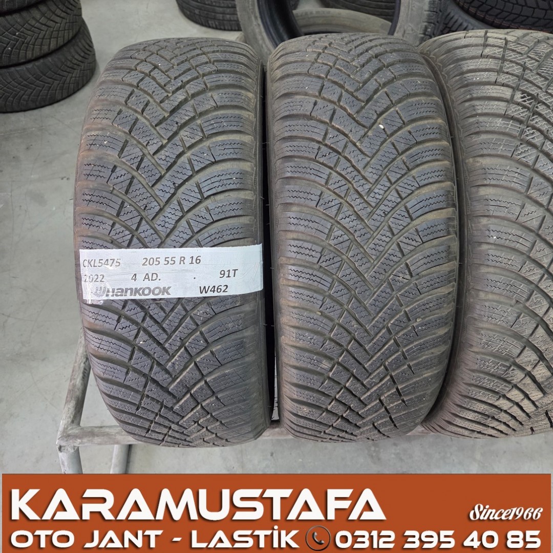 205 55 R 16 HANKOOK K462 91T * 26/22 * 4 ADET * CKL5475