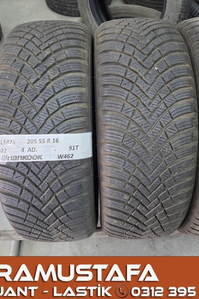 205 55 R 16 HANKOOK K462 91T * 26/22 * 4 ADET * CKL5475