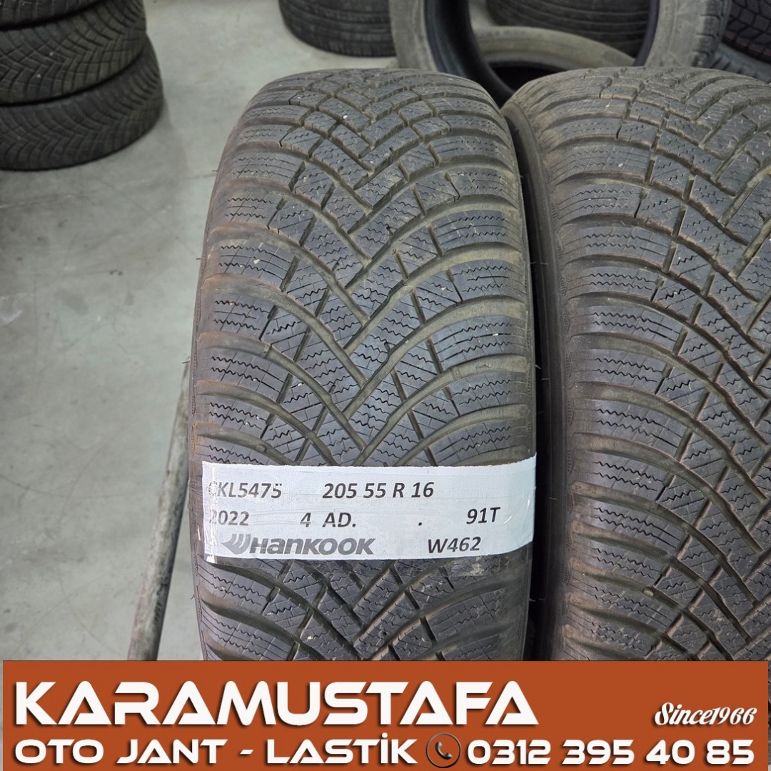205 55 R 16 HANKOOK K462 91T * 26/22 * 4 ADET * CKL5475
