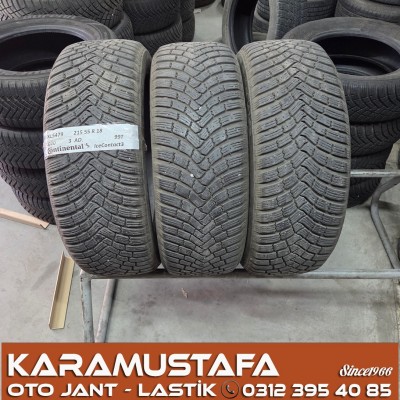 215 55 R 18 CONTINENTAL ICECONTACT3 99T * 02/20 * 3 ADET * CKL5479