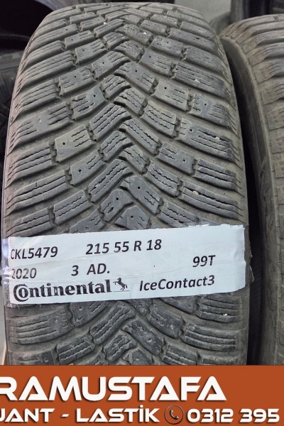 255 40 R 19 CONTINENTAL ICECONTACT3 100T * 49/19 * 4 ADET * CKL5480