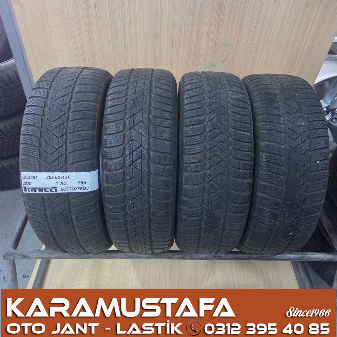 205 60 R 16 PIRELLI SOTTOZERO3 96H * 39/20 * 4 ADET * CKL5482