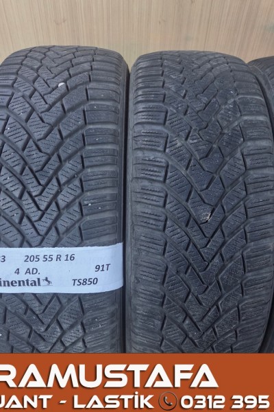 205 55 R 16 CONTINENTAL TS850 91T * 33/14 * 4 ADET * CKL5483