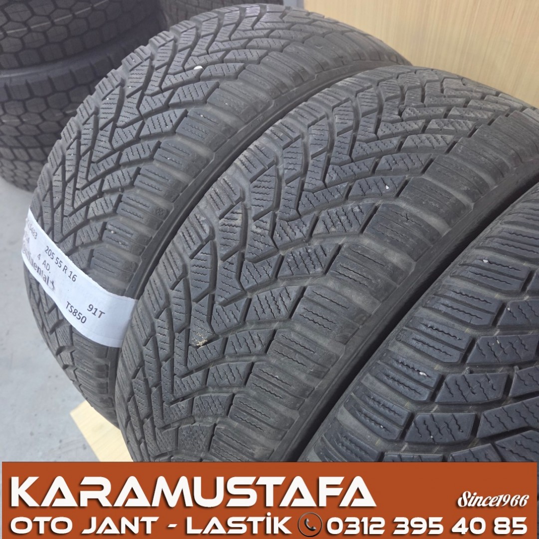 205 55 R 16 CONTINENTAL TS850 91T * 33/14 * 4 ADET * CKL5483