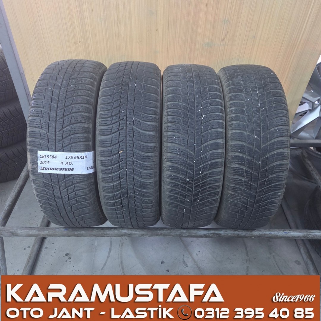 175 65 R 14 BRIDGESTONE LM001 82T * 2015 * 4 ADET * CKL5584