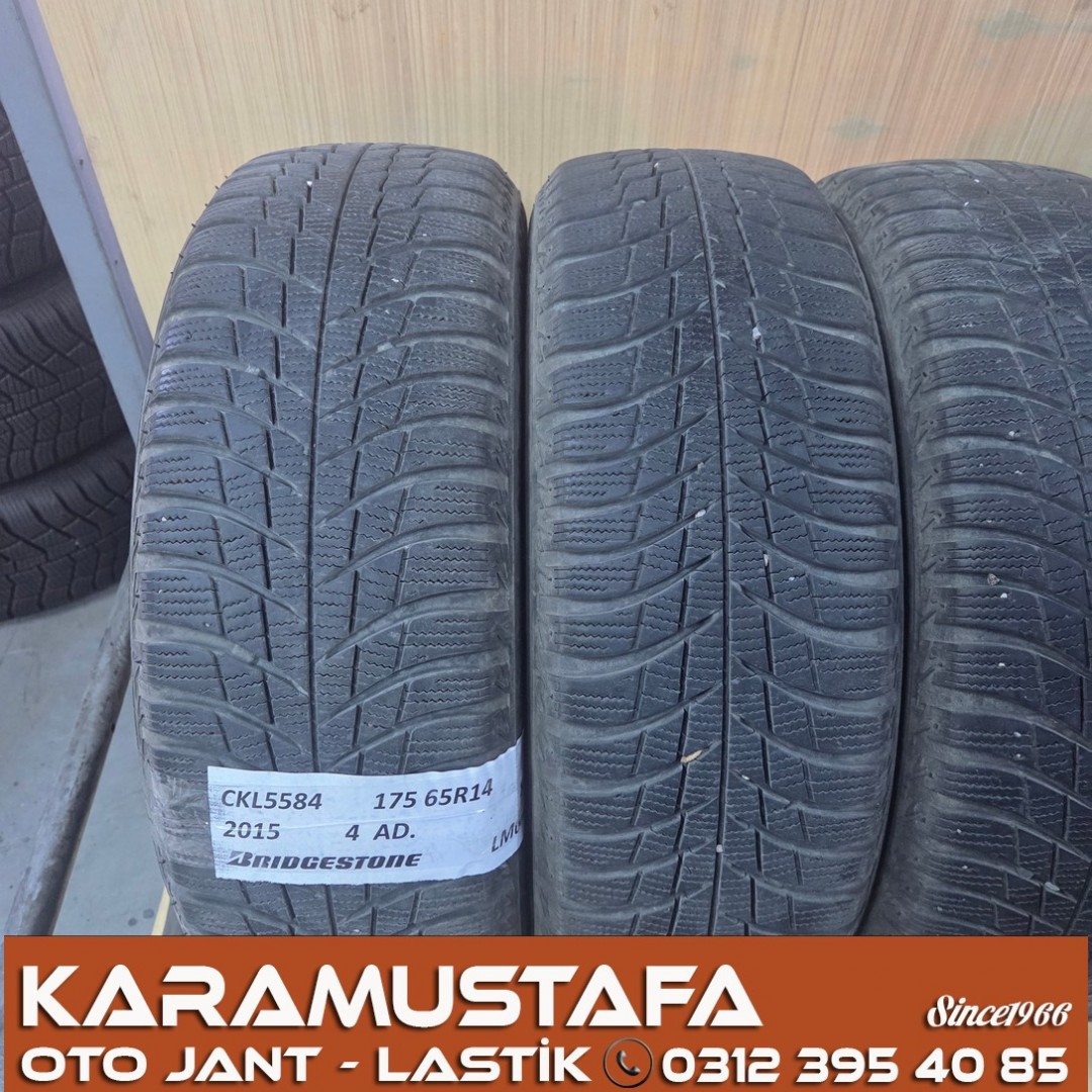 175 65 R 14 BRIDGESTONE LM001 82T * 2015 * 4 ADET * CKL5584