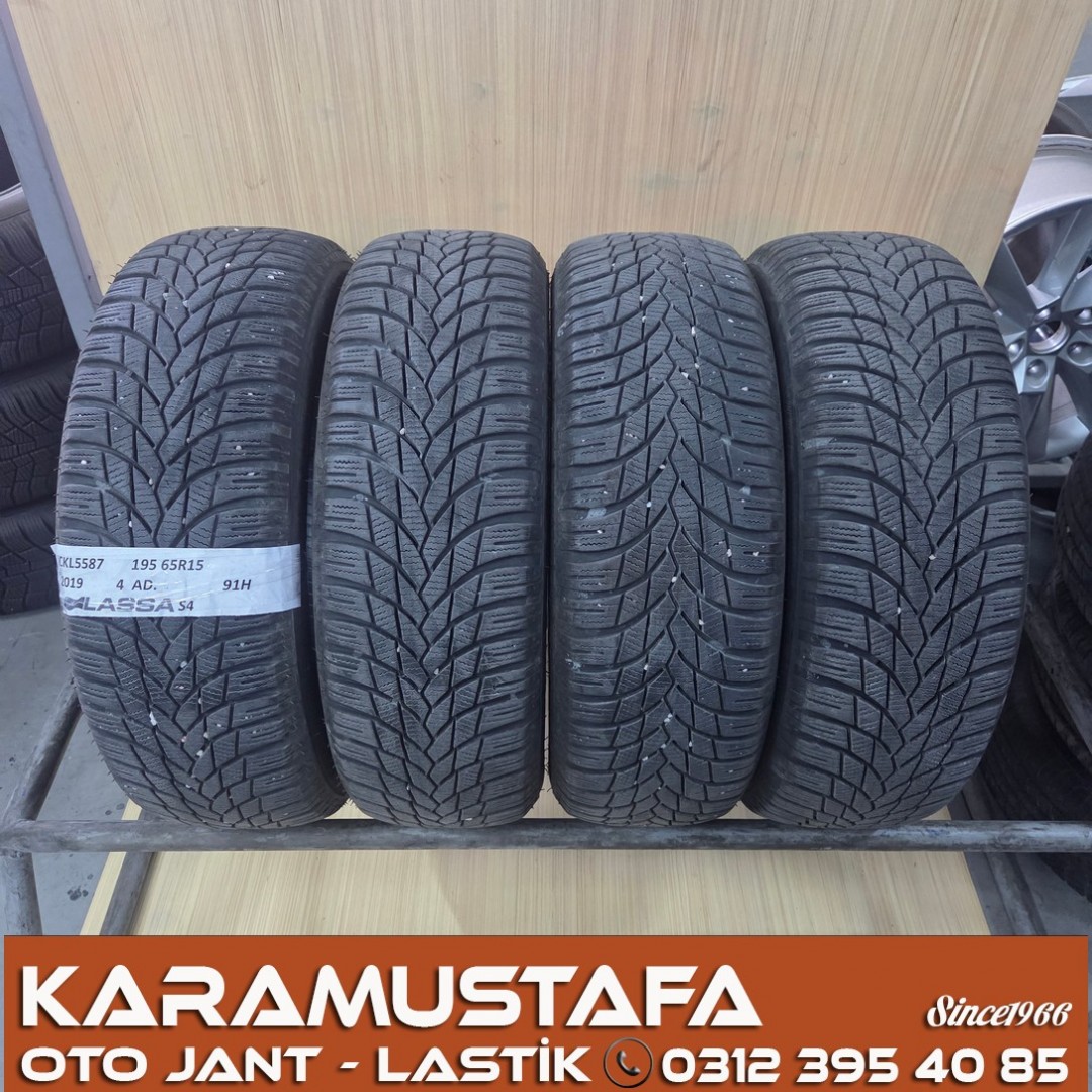 195 65 R 15 LASSA SNOWAYS4 91H * 2019 * 4 ADET * CKL5587 **