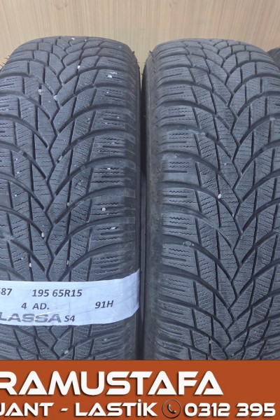 195 65 R 15 LASSA SNOWAYS4 91H * 2019 * 4 ADET * CKL5587 ** 