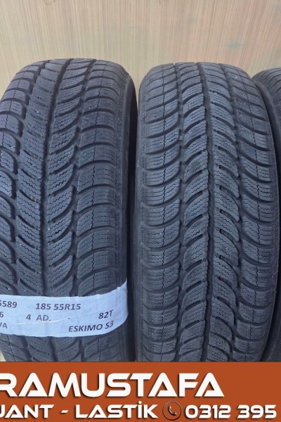 185 55 R 15 SAVA ESKIMO S3 82T * 2016 * 4 ADET * CKL5589 ** 