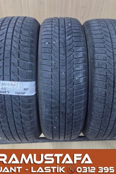 215 65 R 16 CONTINENTAL TS870P 98T * 2021 * 3 ADET * CKL5590 ** 