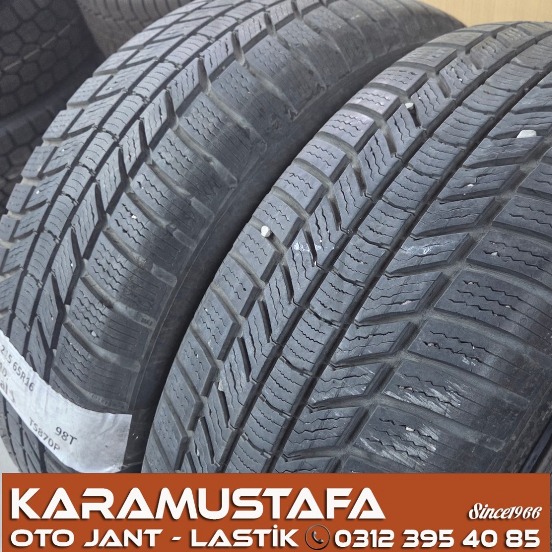215 65 R 16 CONTINENTAL TS870P 98T * 2021 * 3 ADET * CKL5590