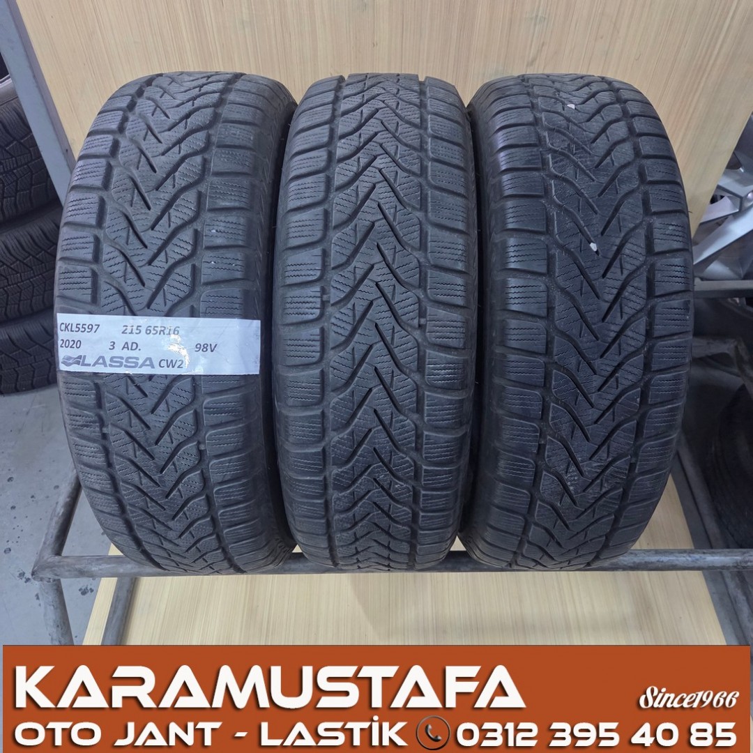 215 65 R 16 LASSA CW2 98V * 45/20 * 3 ADET * CKL5597