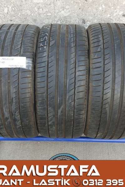 255 45 R 18 MICHELIN PRIMACY HP * 2011 * 2 ADET * CYL024 **