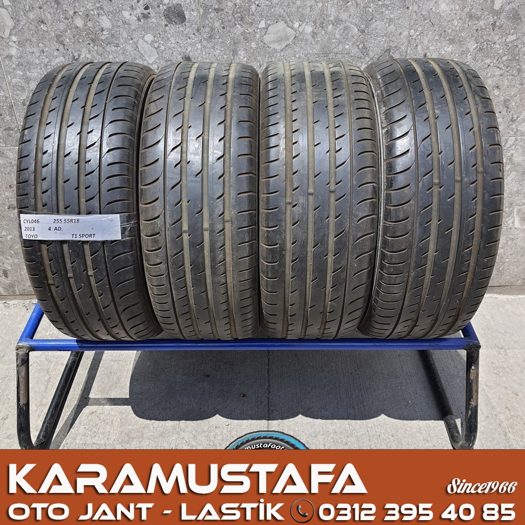 255 55 R 18 TOYO T1 SPORT * 2013 * 4 ADET * CYL046 **