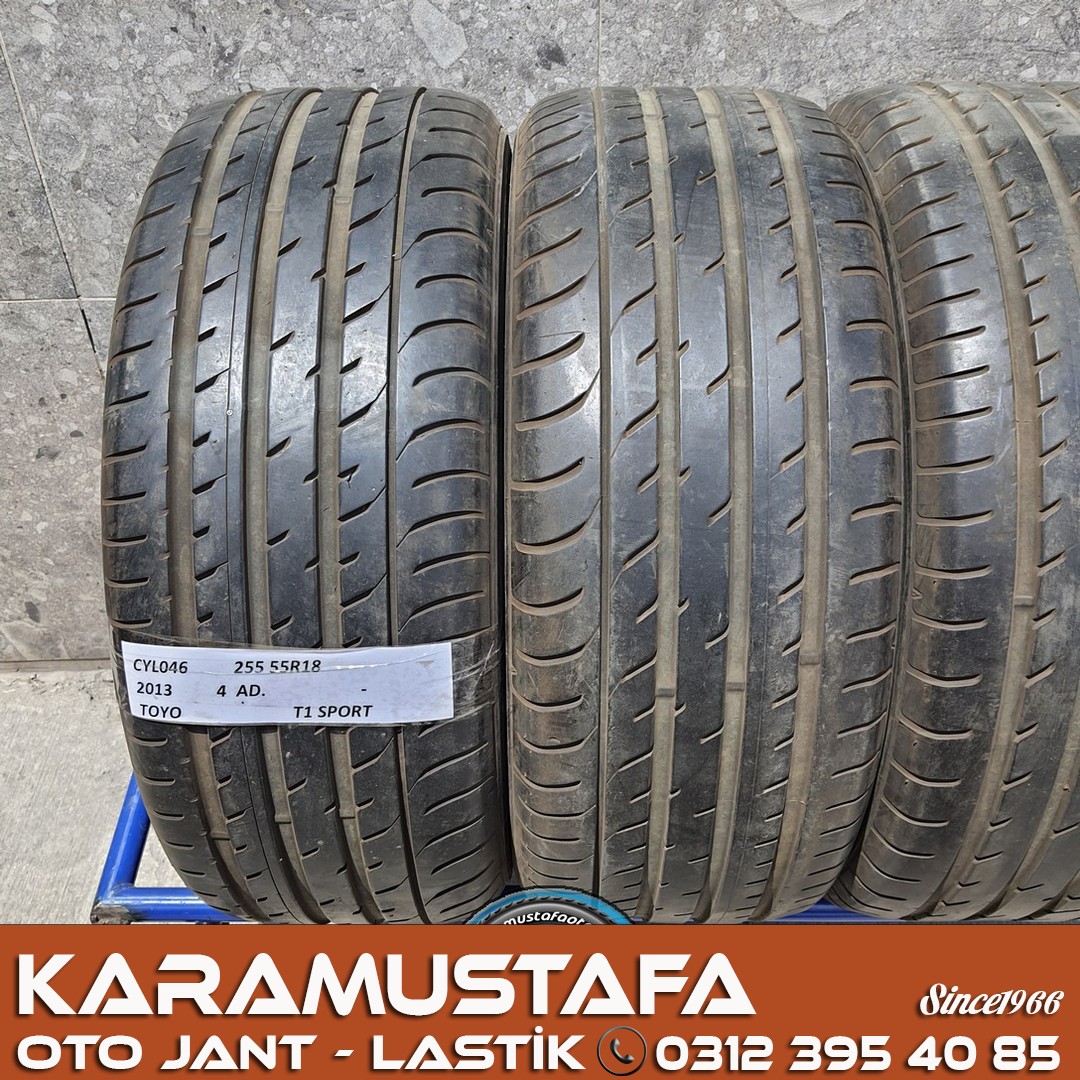 255 55 R 18 TOYO T1 SPORT * 2013 * 4 ADET * CYL046 **