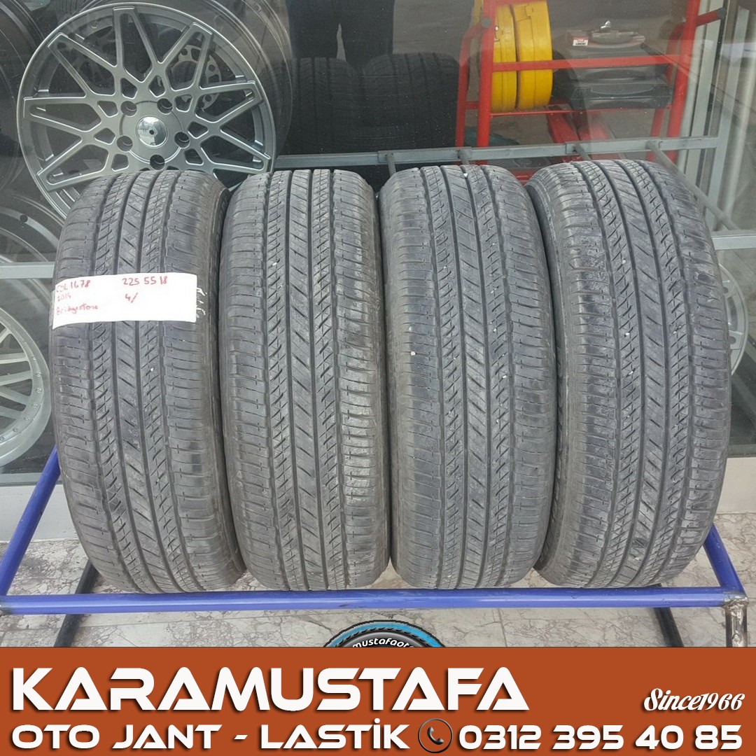 225 55 R 18 BRIDGESTONE * 2014 * 4 ADET * CYL1678 **