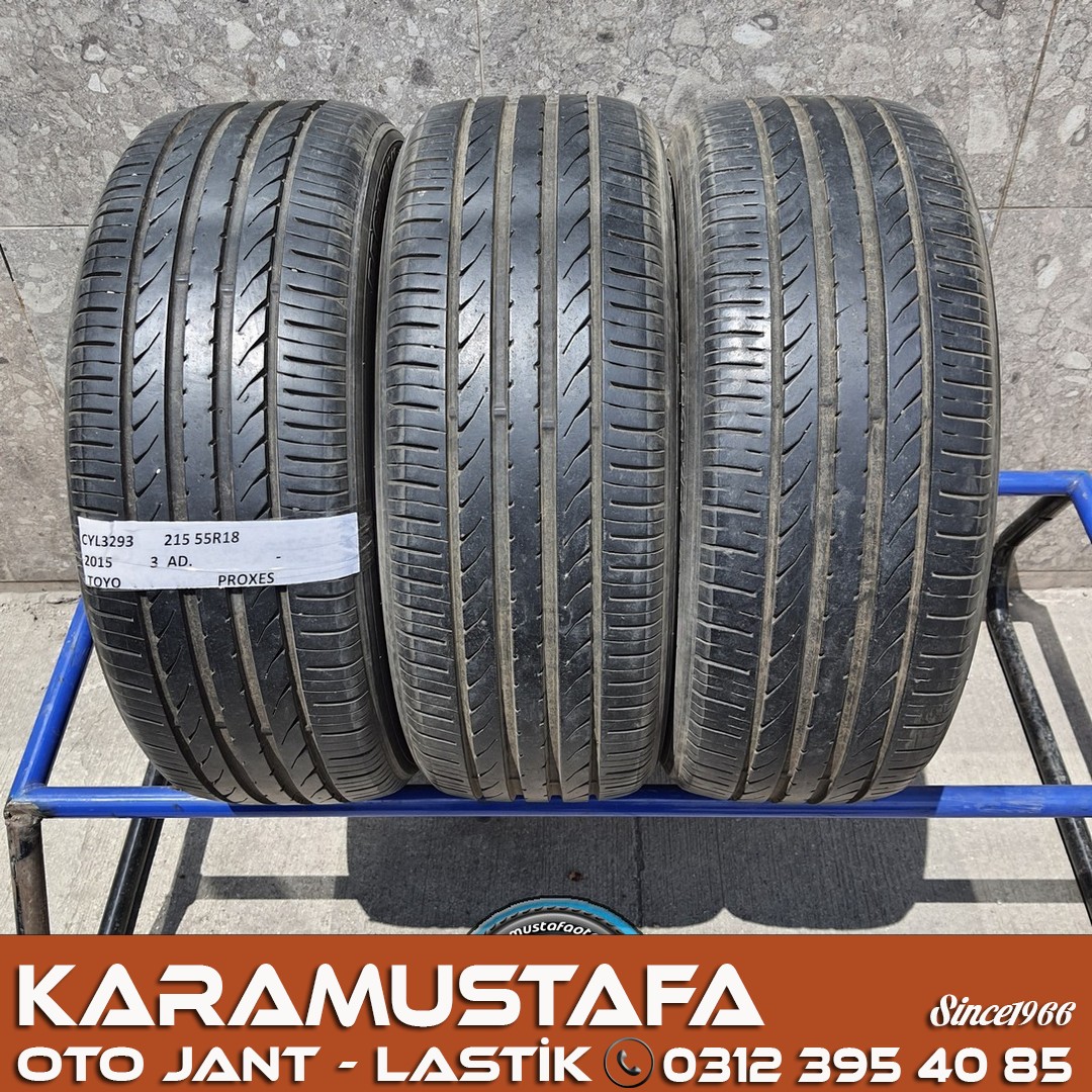 215 60 R 18 TOYO PROXES R40 92V * 2015 * 3 ADET * CYL3293 **