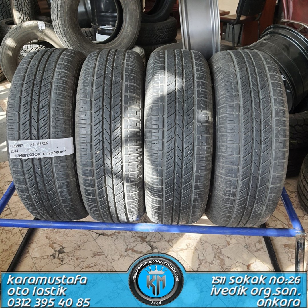 215 65 R 16 HANKOOK DYNOPRI HP * 2014 * 4 ADET * CYL3997 **