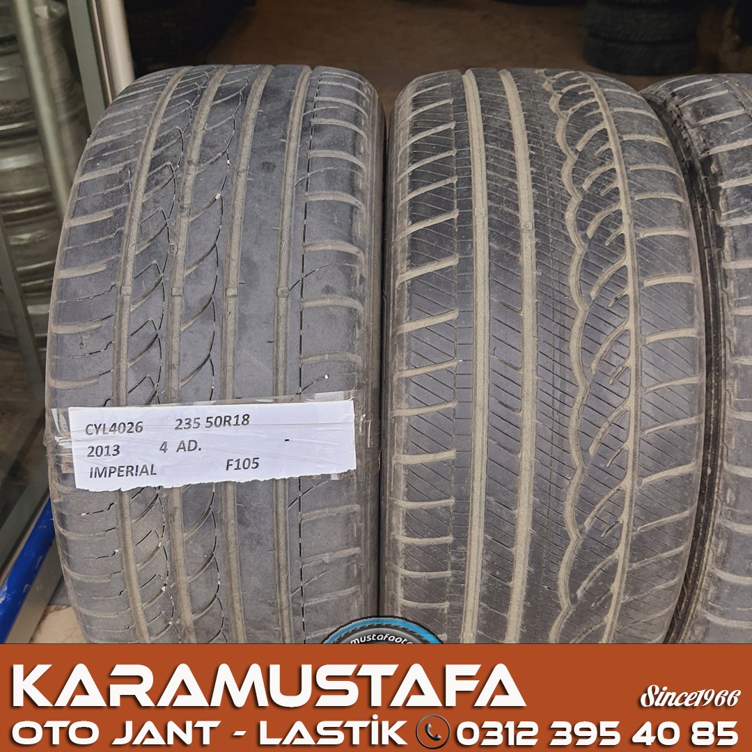 235 50 R 18 IMPERIAL F105 97W * 2013 * 4 ADET * CYL4026 **