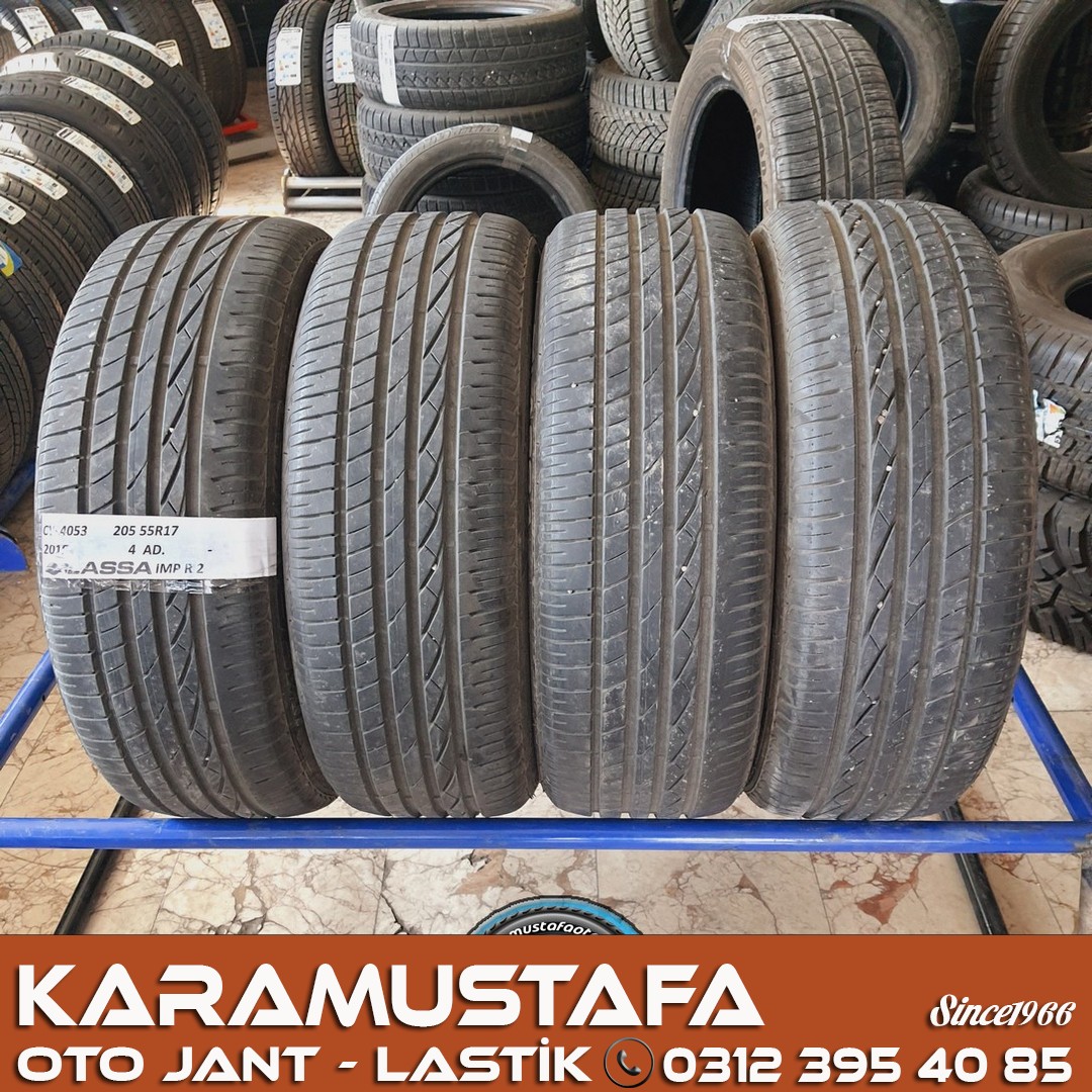 205 50 R 17 LASSA IMP REVO2 91W * 2016 * 4 ADET * CYL4053 **