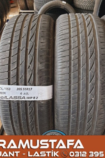 205 50 R 17 LASSA IMP REVO2 91W * 2016 * 4 ADET * CYL4053 **