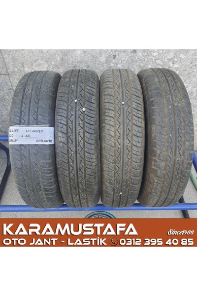 165 80 R 14 BARUM BRILANTIS 85T * 2010 * 4 ADET * CYL4153