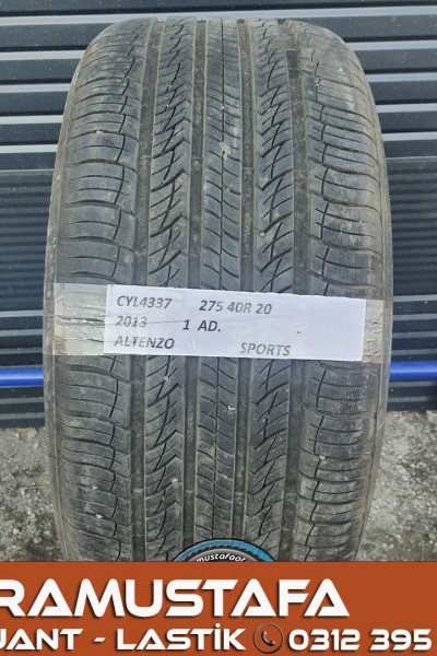 275 40 R 20 ALTENZO * 2013 * 1 ADET * CYL4337 **