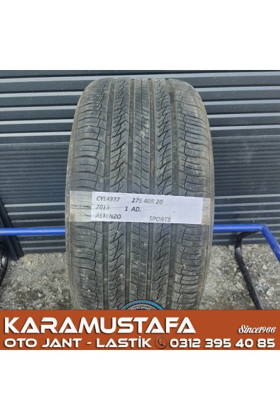 275 40 R 20 ALTENZO * 2013 * 1 ADET * CYL4337 **