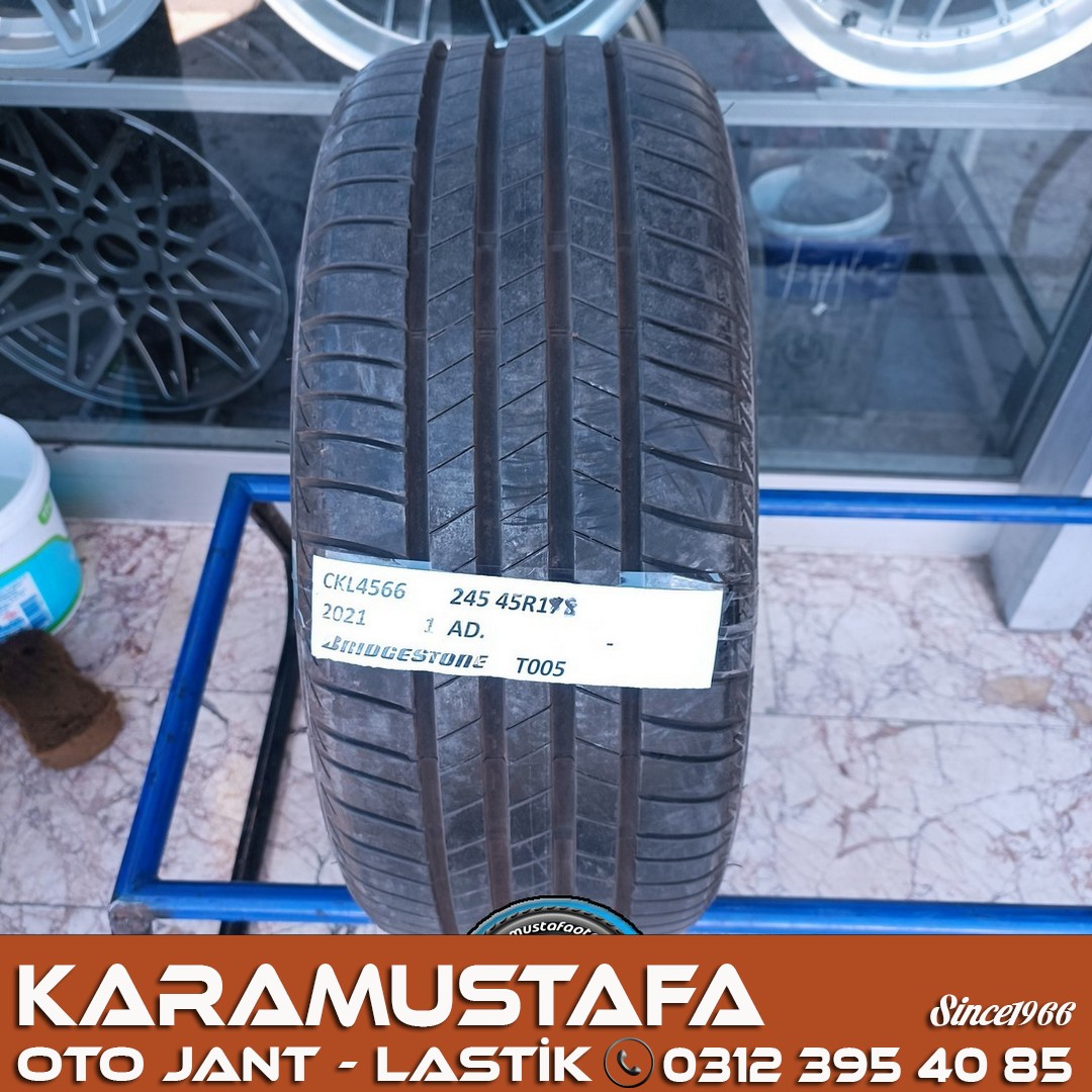 245 45 R 18 BRIDGESTONE T005 100V  * 2021 * 1 ADET * CYL4566