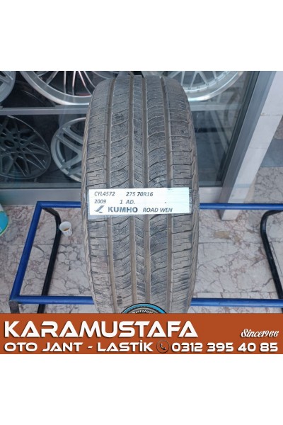 275 70 R 16 KUMHO ROAAD WIEN * 2009 * 1 ADET * CYL4572 **