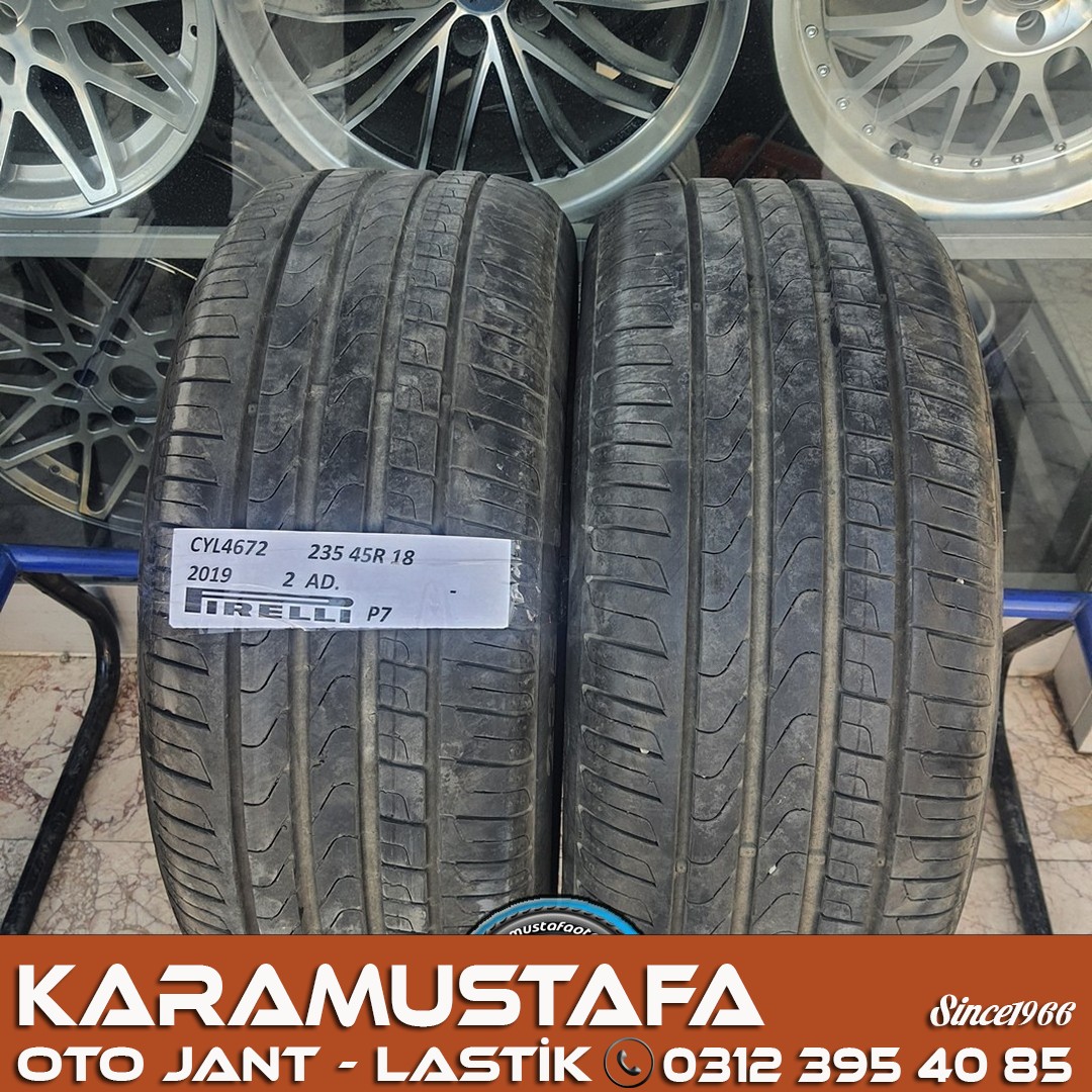 235 45 R 18 PIRELLI P7 * 2019 * 4 ADET * CYL4672 **