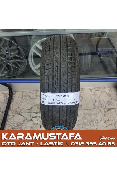 175 65 R 14 CONTINENTAL VANCOCONTACT 90T * 2003 * 1 ADET * CYL4716 **
