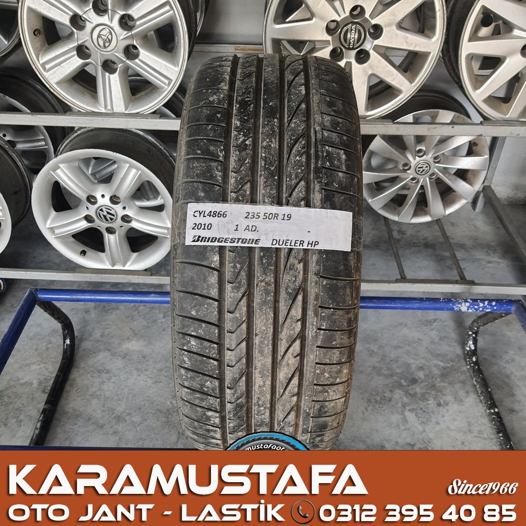 235 50 R 19 BRIDGESTONE DUELER HP * 2010 * 1 ADET * CYL4866 **