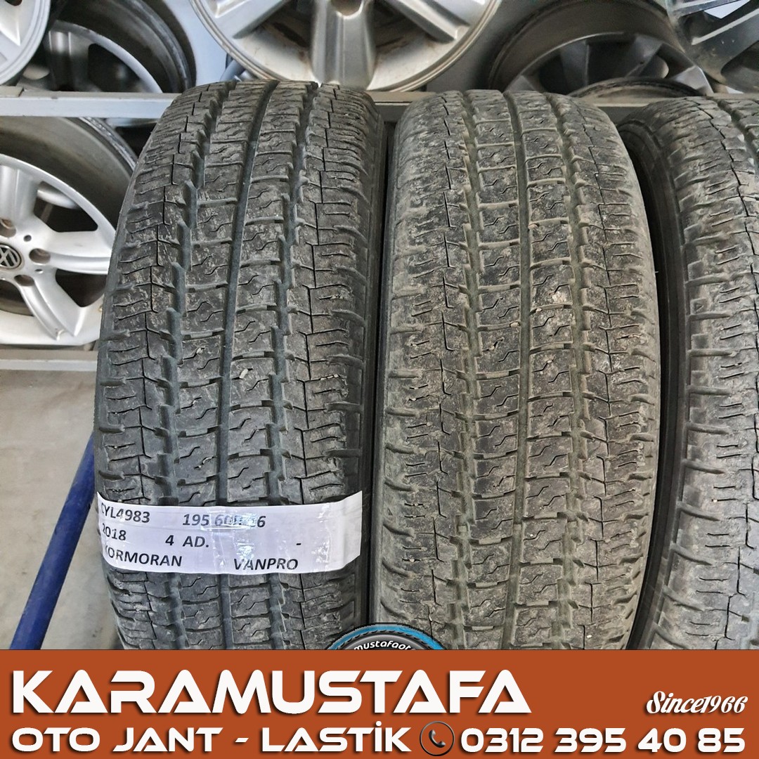 195 60 R 16 KORMORAN VANPRO 97H * 2018 * 4 ADET * CYL4983