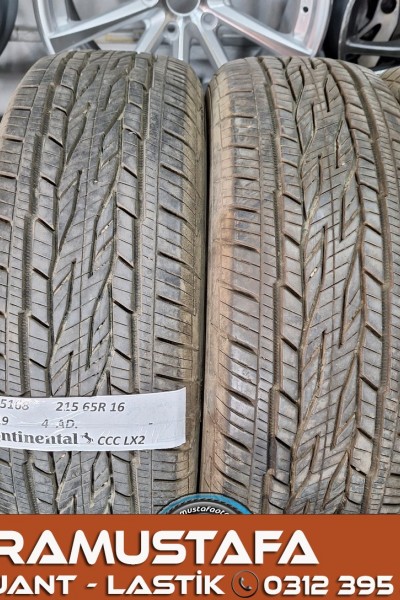 215 65 R 16 CONTINENTAL CCC LX2 102H * 2019 * 4 ADET * CYL5168 **