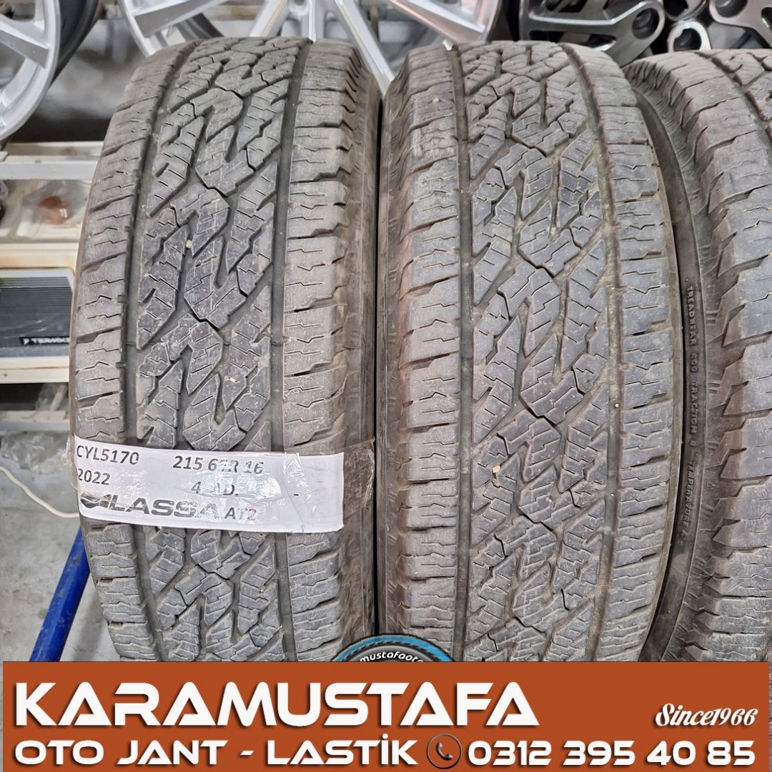 215 65 R 16 LASSA COMPETUS AT2 103V * 2022 * 4 ADET * CYL5170 **