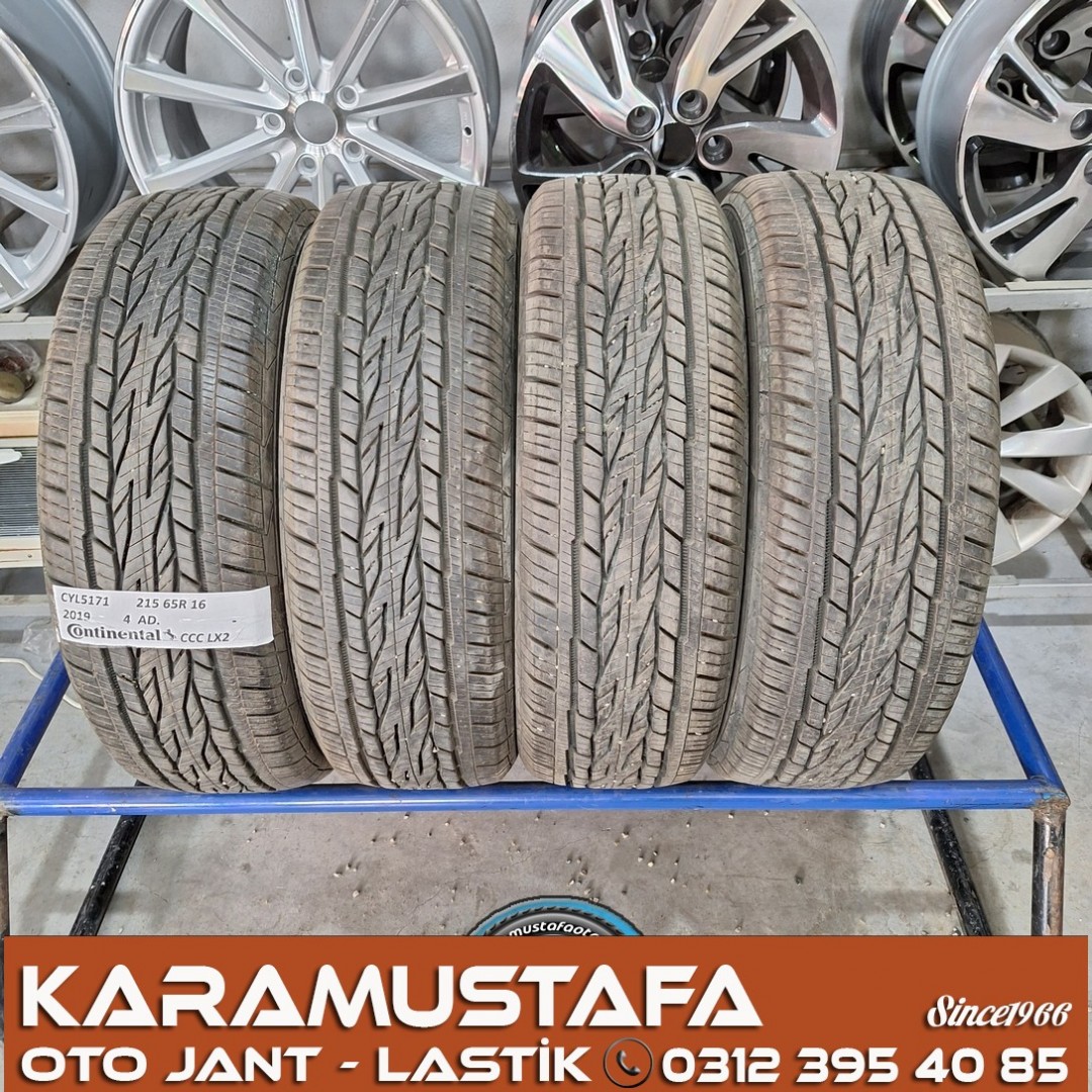 215 65 R 16 CONTINENTAL CCC LX2 102H * 2019 * 4 ADET * CYL5171 **