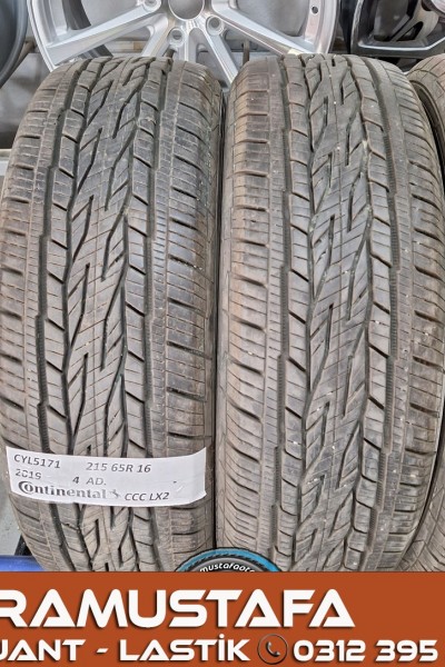 215 65 R 16 CONTINENTAL CCC LX2 102H * 2019 * 4 ADET * CYL5171 **