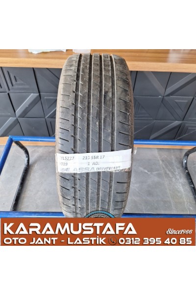 215 55 R 17 LASSA DRIVEWAYS 94W * 2019 * 1 ADET * CYL5277 **